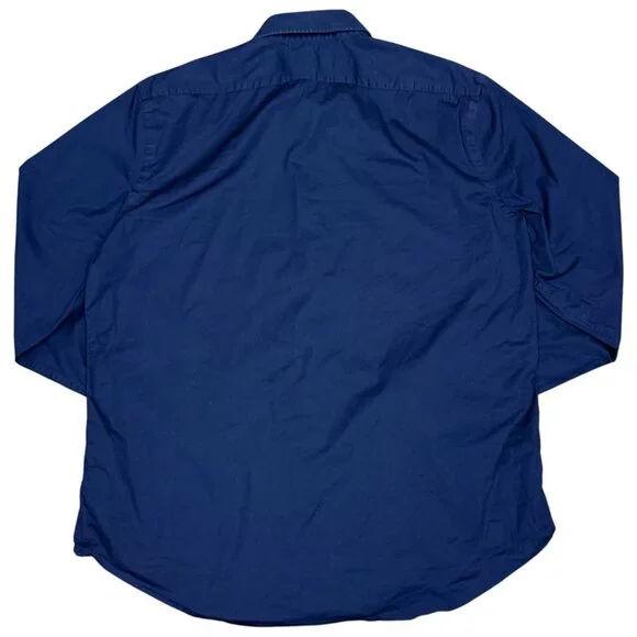 Men's EXPRESS 1MX Modern Fit Dress Shirt‎ Navy | Size XL - Picture 2 of 6